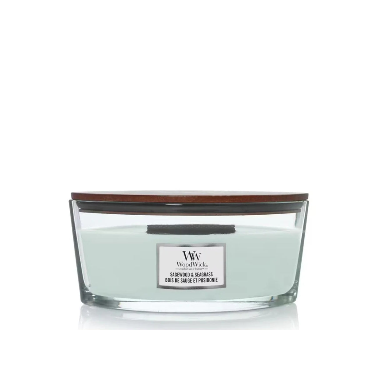 СВЕЩ WOOD WICK ELLIPSE SAGEWOOD&SEAGRASS