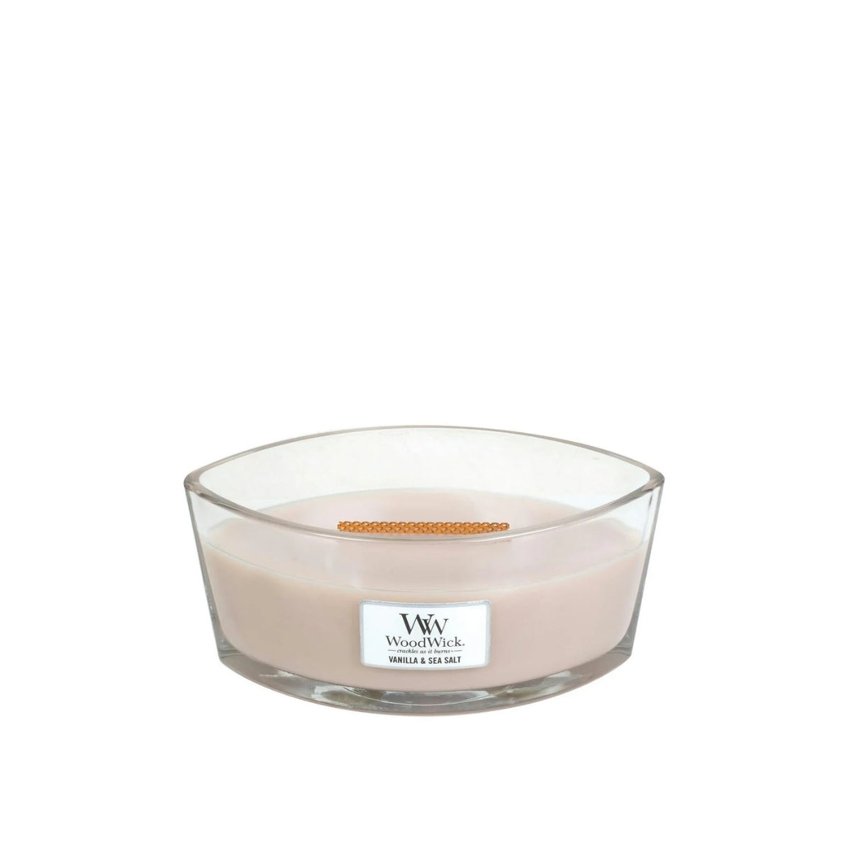 СВЕЩ WOOD WICK ELLIPSE JAR SEA SALT VANILLA