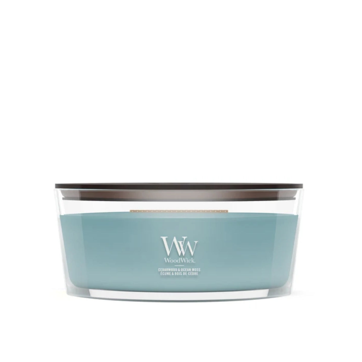 СВЕЩ WOOD WICK ЕЛИПС CEDARWOOD&OCEAN MOSS