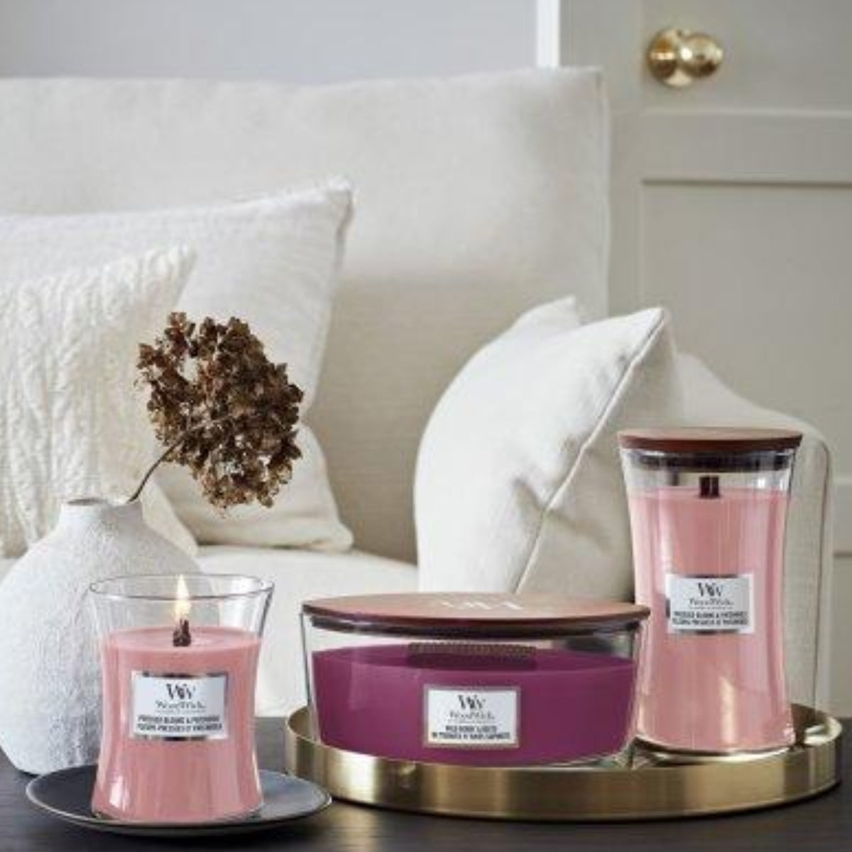 СВЕЩ WOOD WICK ELLIPSE JAR WILD BERRY & BEETS
