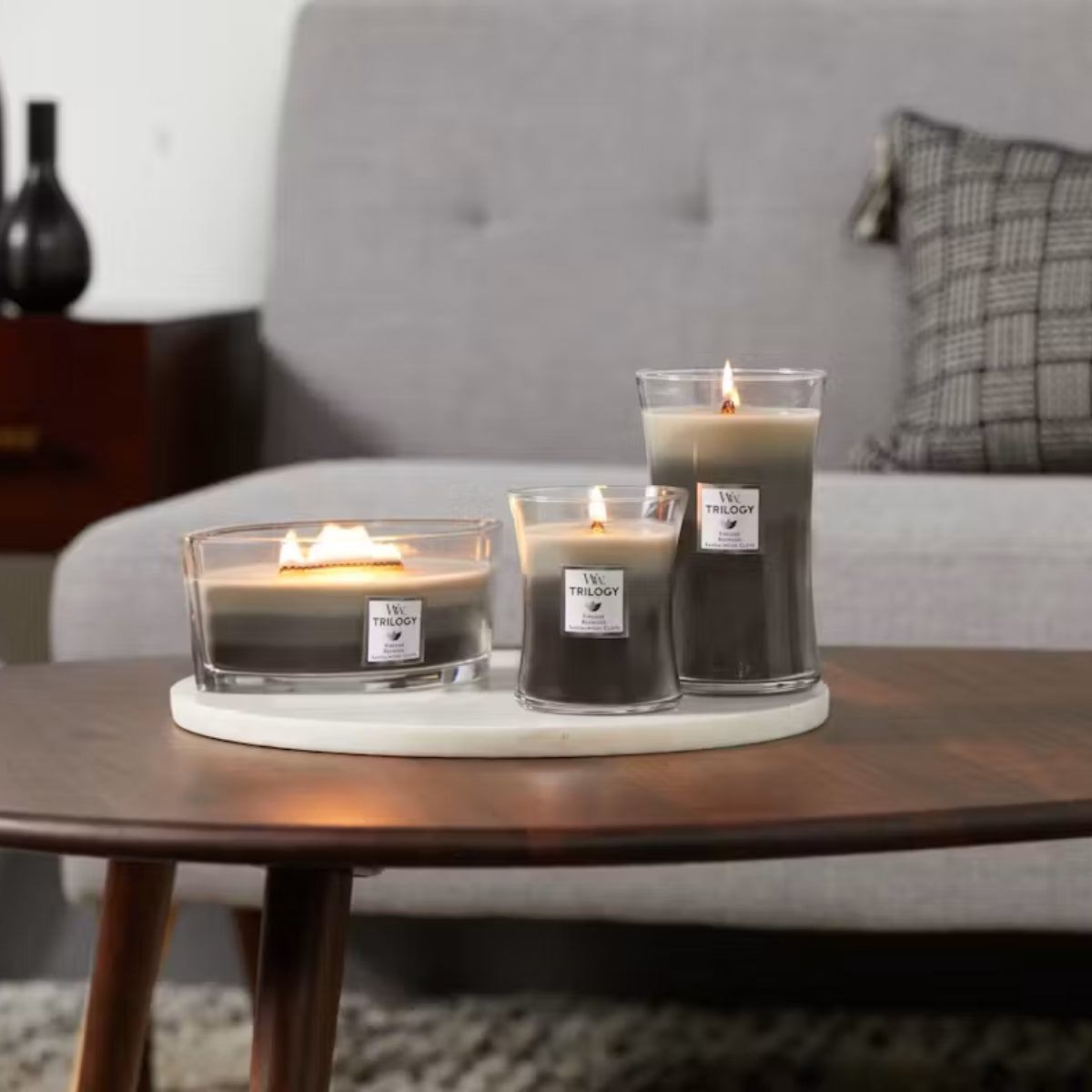 СВЕЩ WOOD WICK TRIL ELLIPSE WARM WOODS