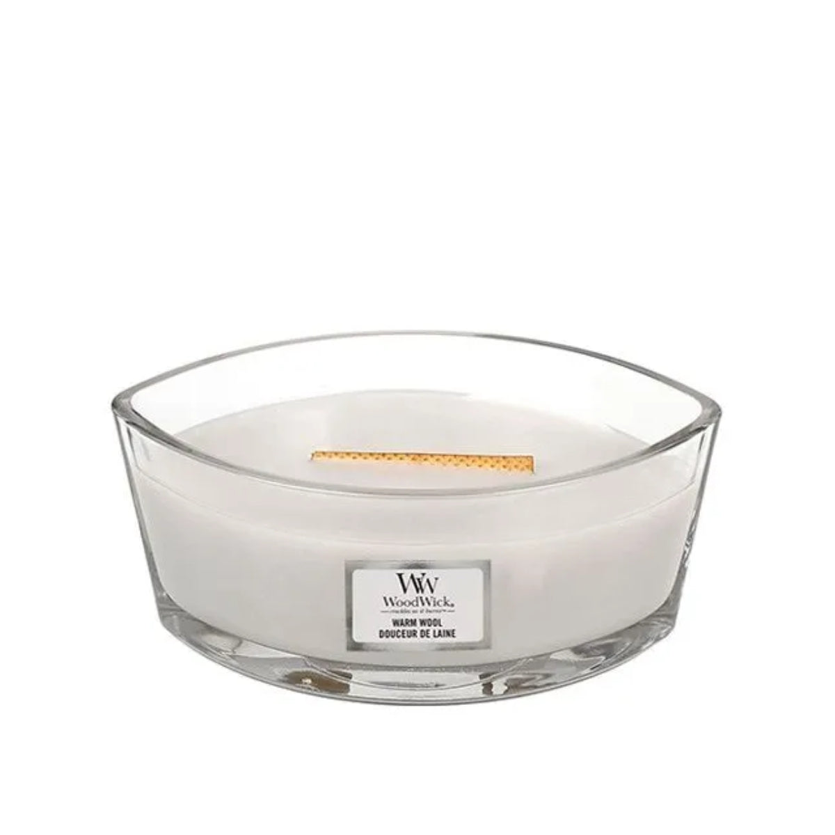 СВЕЩ WOOD WICK ELLIPSE JAR WARM WOOL