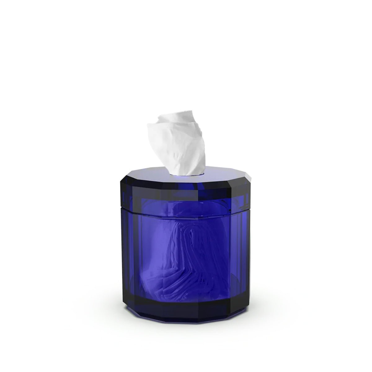 КУТИЯ ЗА САЛФЕТКИ DECOR WALTHER KRISTALL СИН TIS BOX CAPRI BLU