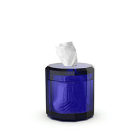КУТИЯ ЗА САЛФЕТКИ DECOR WALTHER KRISTALL СИН TIS BOX CAPRI BLU
