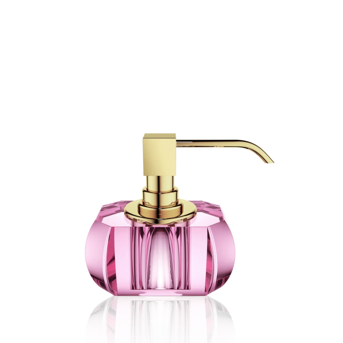 ДИСПЕНСЪР ЗА САПУН DECOR WALTHER KRISTALL PINK/24K GOLD