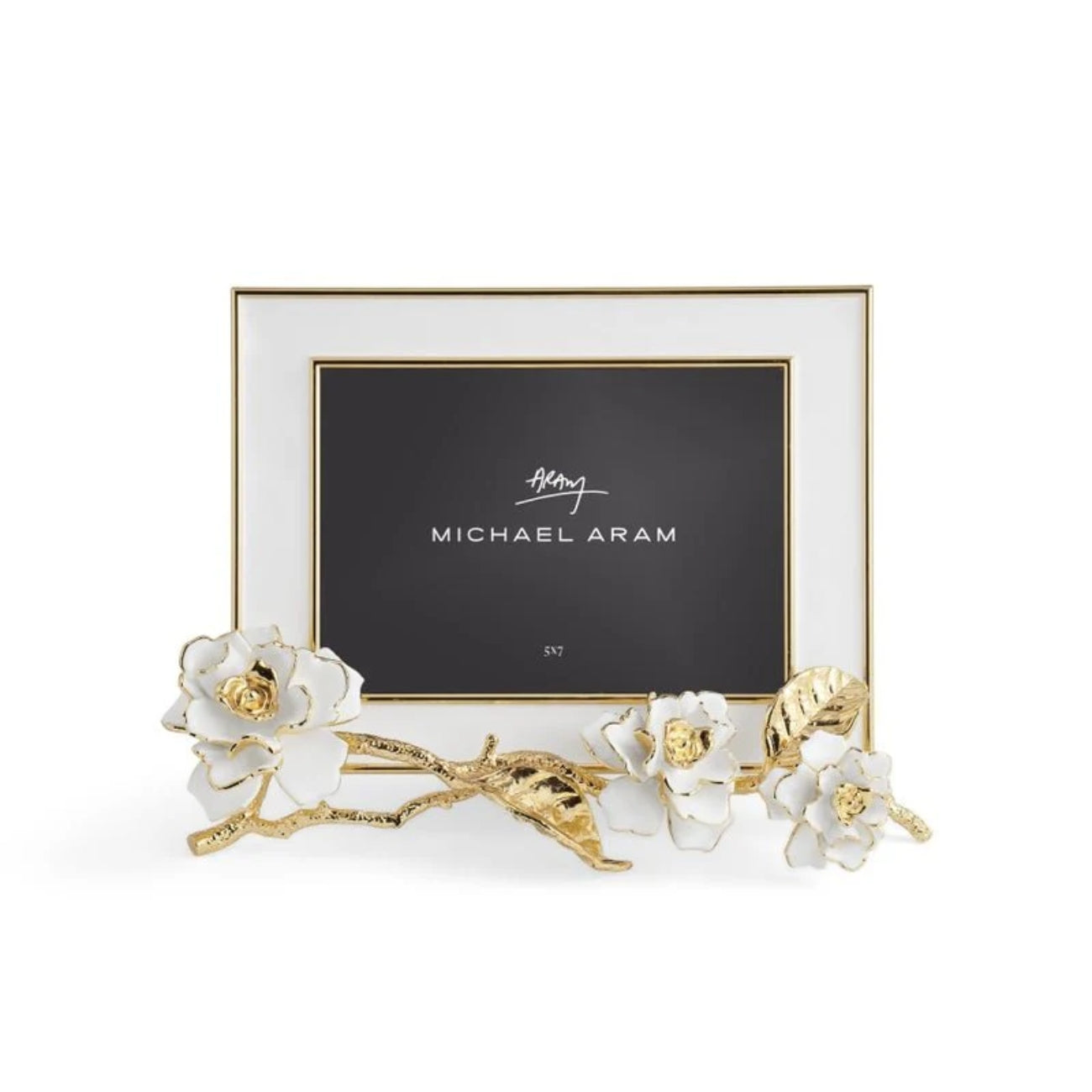 РАМКА ЗА СНИМКА MICHAEL ARAM GARDENIA ENAMELED WHITE 22/27