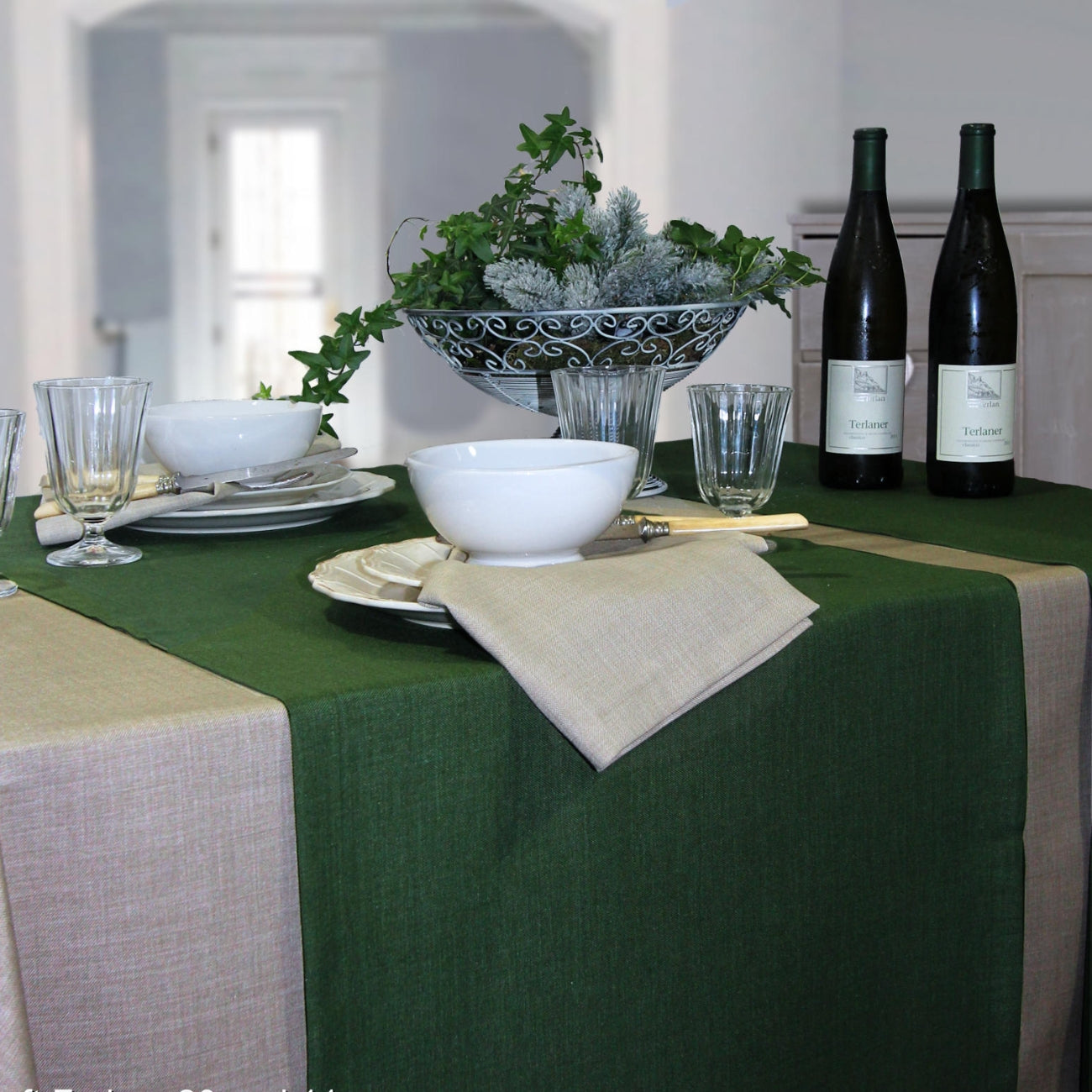 САЛФЕТКА SANDER LOFT 40/40 Т.ЗЕЛЕН - 11 SANDER