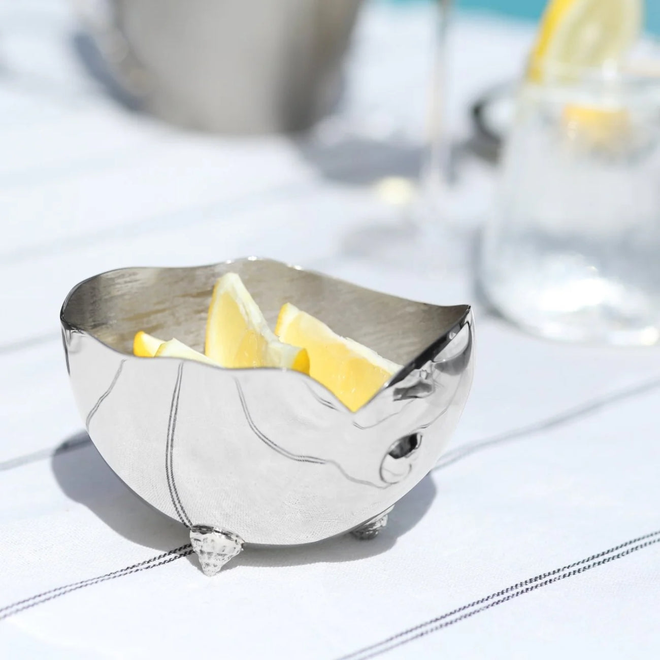 ДЕКОРАТИВНА КУПА S MICHAEL ARAM OCEAN REEF MOON SHELL 11Х10Х7 СМ