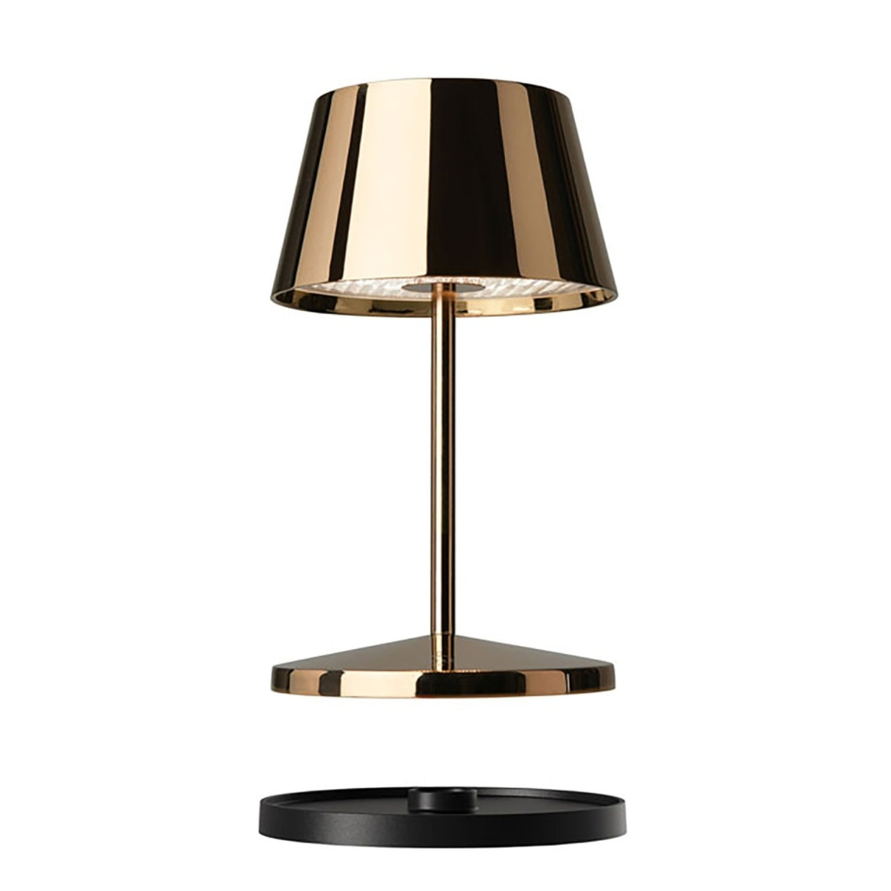ЛЕД ЛАМПА ЗА МАСА КРЪГЛА VILLEROY&BOCH SEOUL ROSE GOLD VB 20СМ