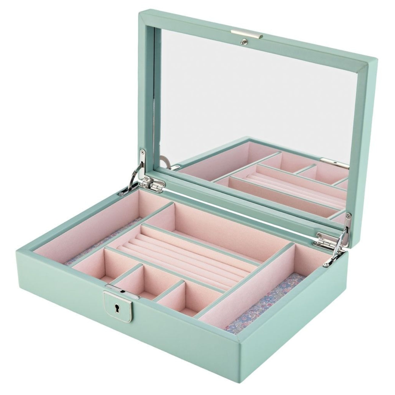 ЛУКСОЗНА КУTИЯ ЗА БИЖУТА M WOLF&LIBERTY JULIA SAGE GREEN