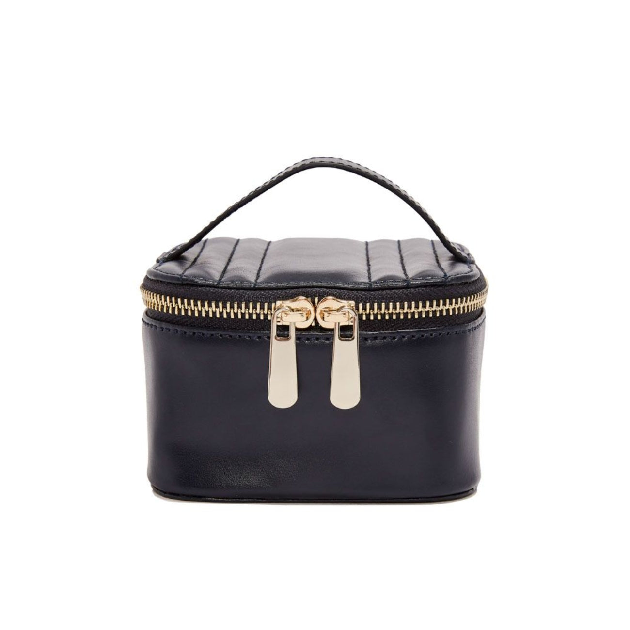 ЛУКСОЗНА ЧАНТА ЗА БИЖУТА WOLF MARIA CUBE ZIP TRAVEL CASE NAVY