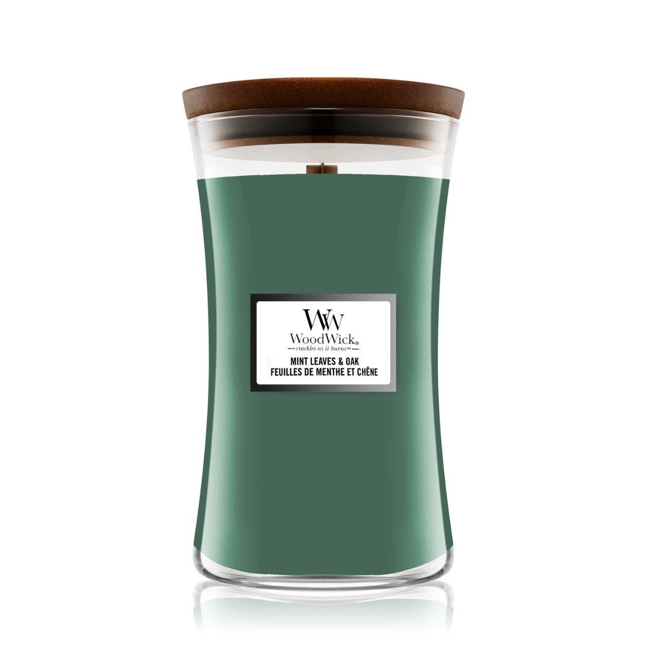 СВЕЩ WOOD WICK MINT LEAVES&OAK