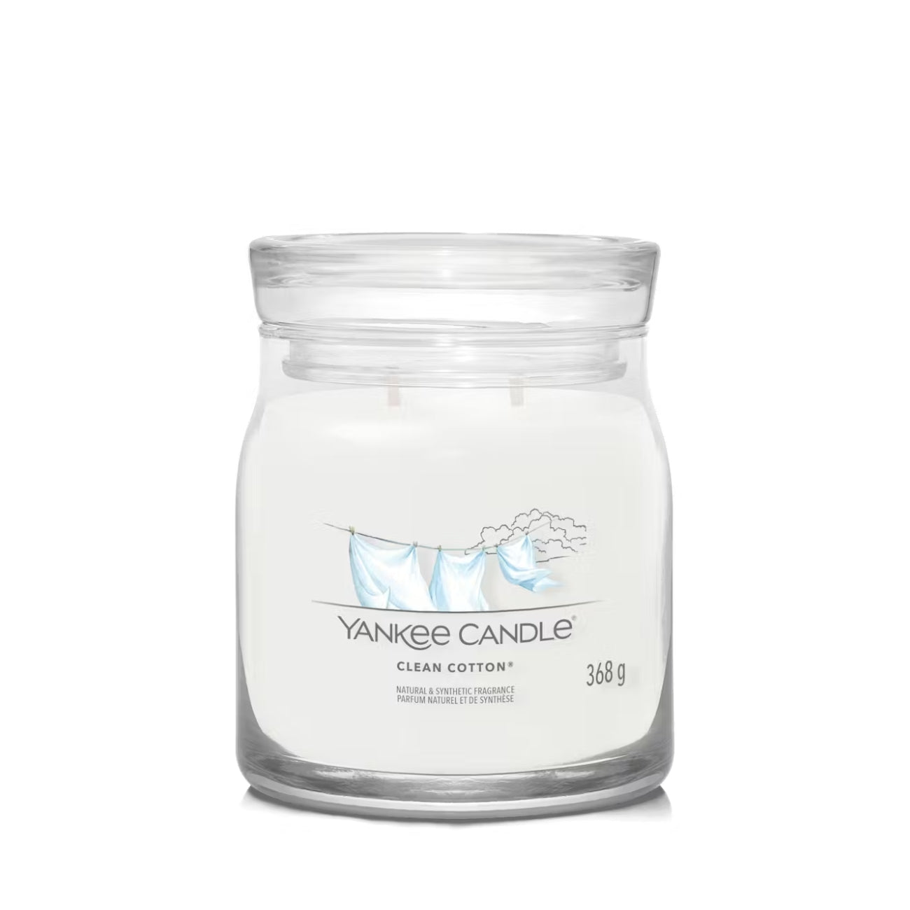 СВЕЩ YANKEE CANDLE SIGNATURE CLEAN COTTON