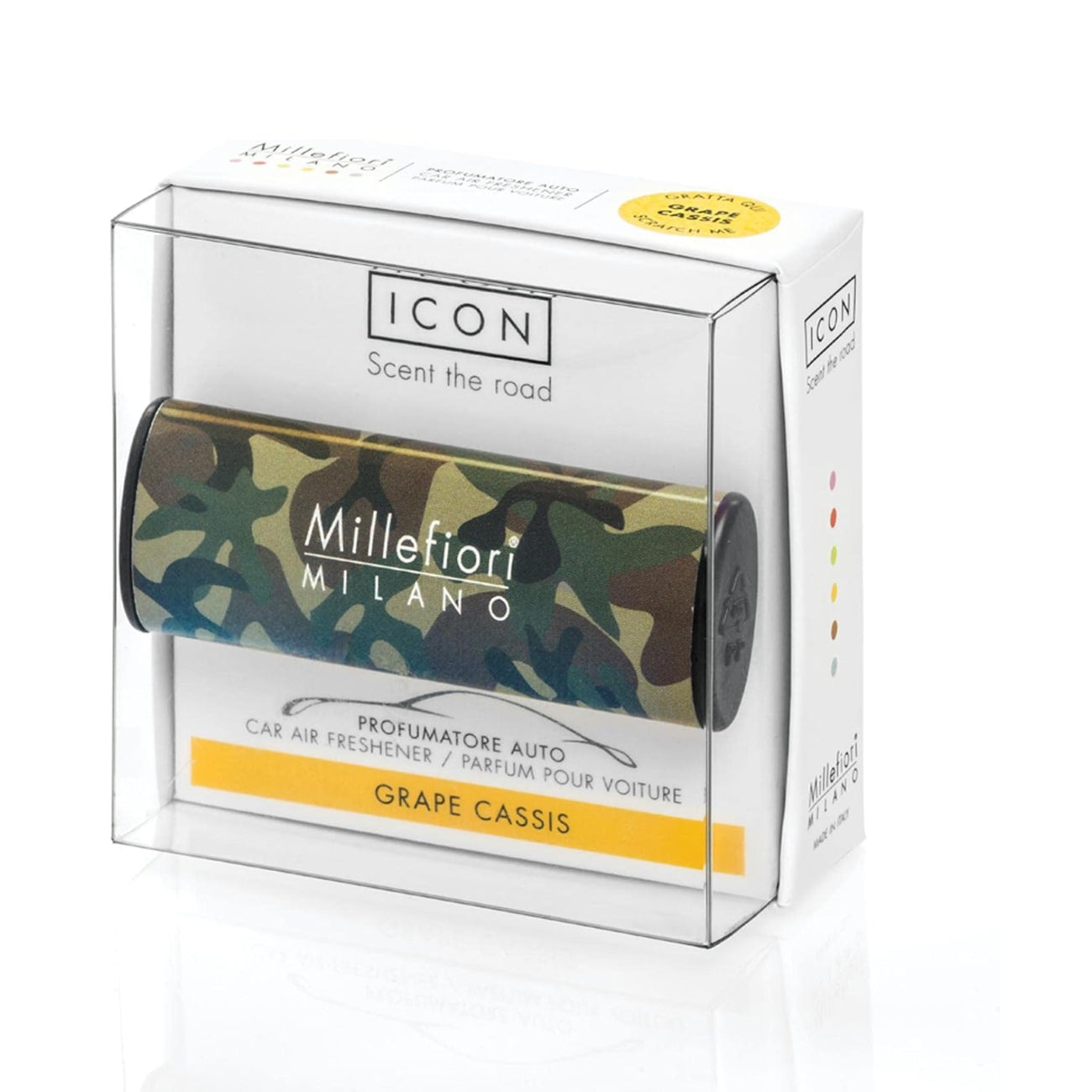 CAR AIR FRESHNER MILLEFIORI ICON ANIMALIER 24 - GRAPE CLASS