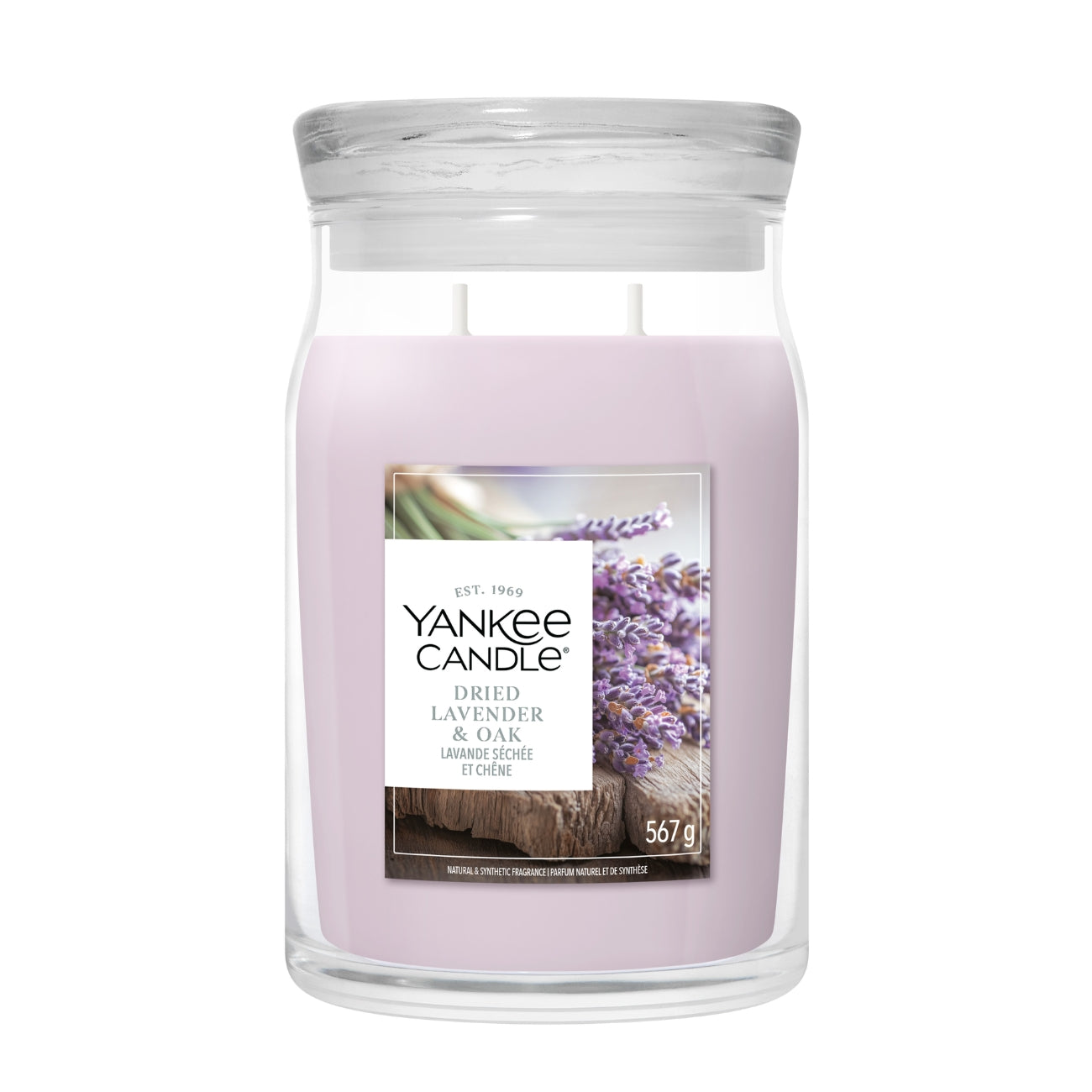 СВЕЩ YANKEE CANDLE SIGNATURE DRID LAVANDER&OAK
