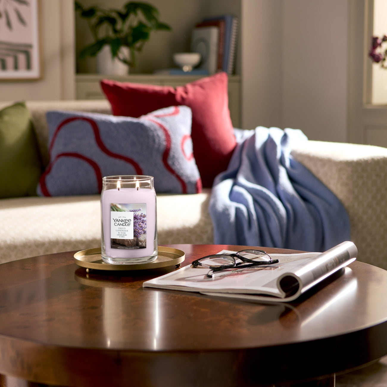 СВЕЩ YANKEE CANDLE SIGNATURE DRID LAVANDER&OAK