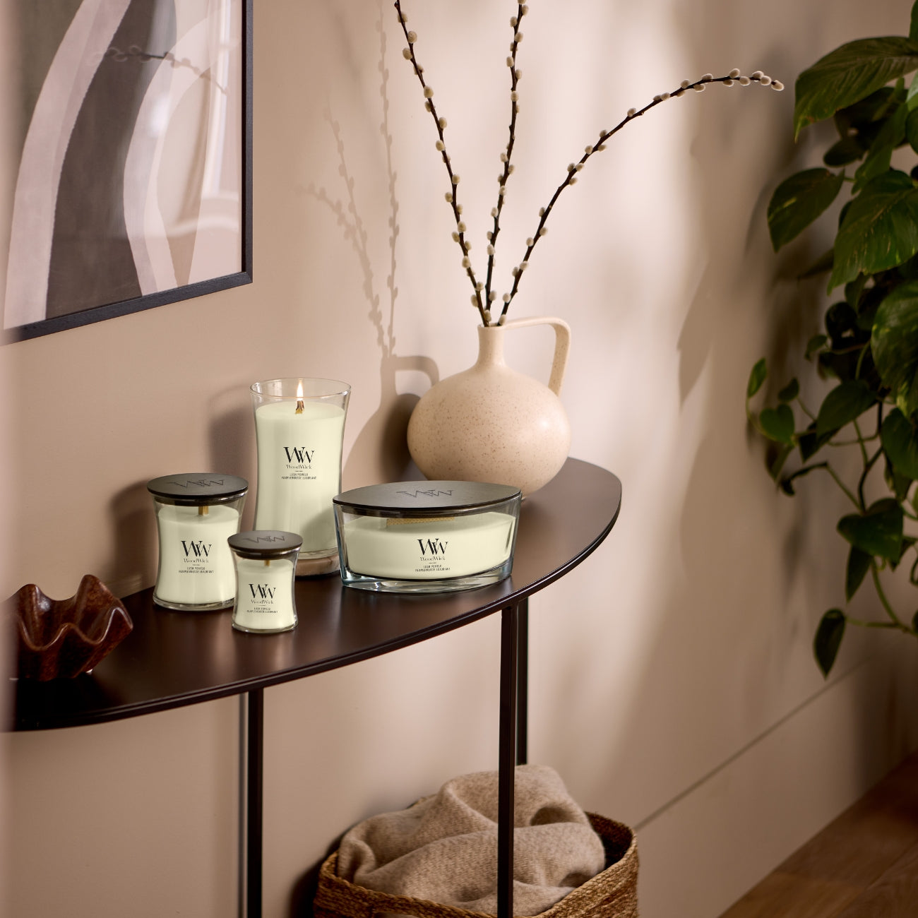 СВЕЩ WOOD WICK LUSH POMELO