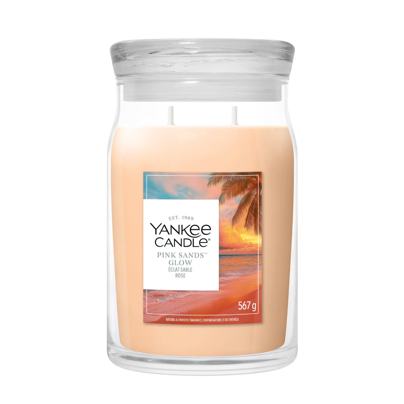 СВЕЩ YANKEE CANDLE SIGNATURE PINK SANDS GLOW