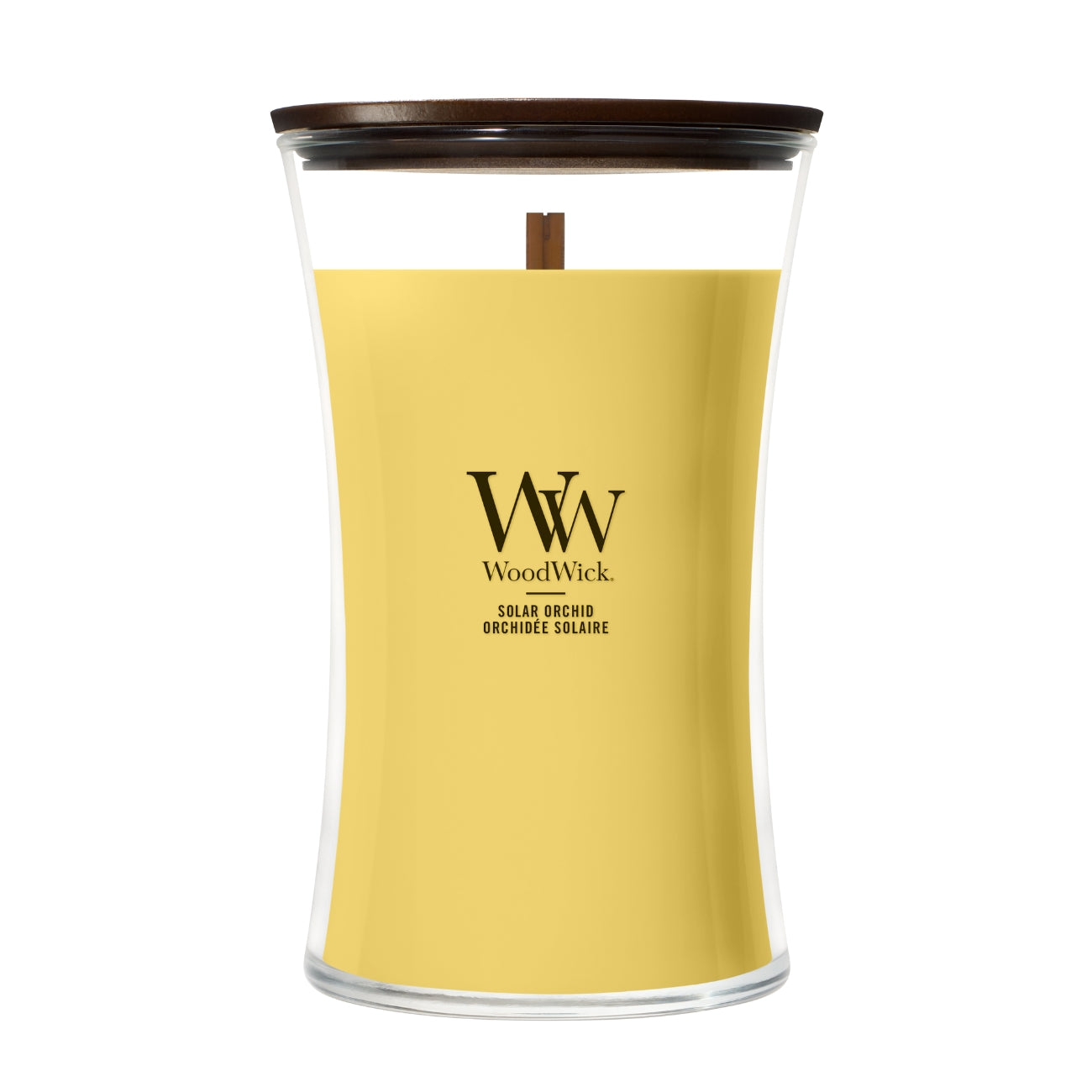 СВЕЩ WOOD WICK SOLAR ORCHID