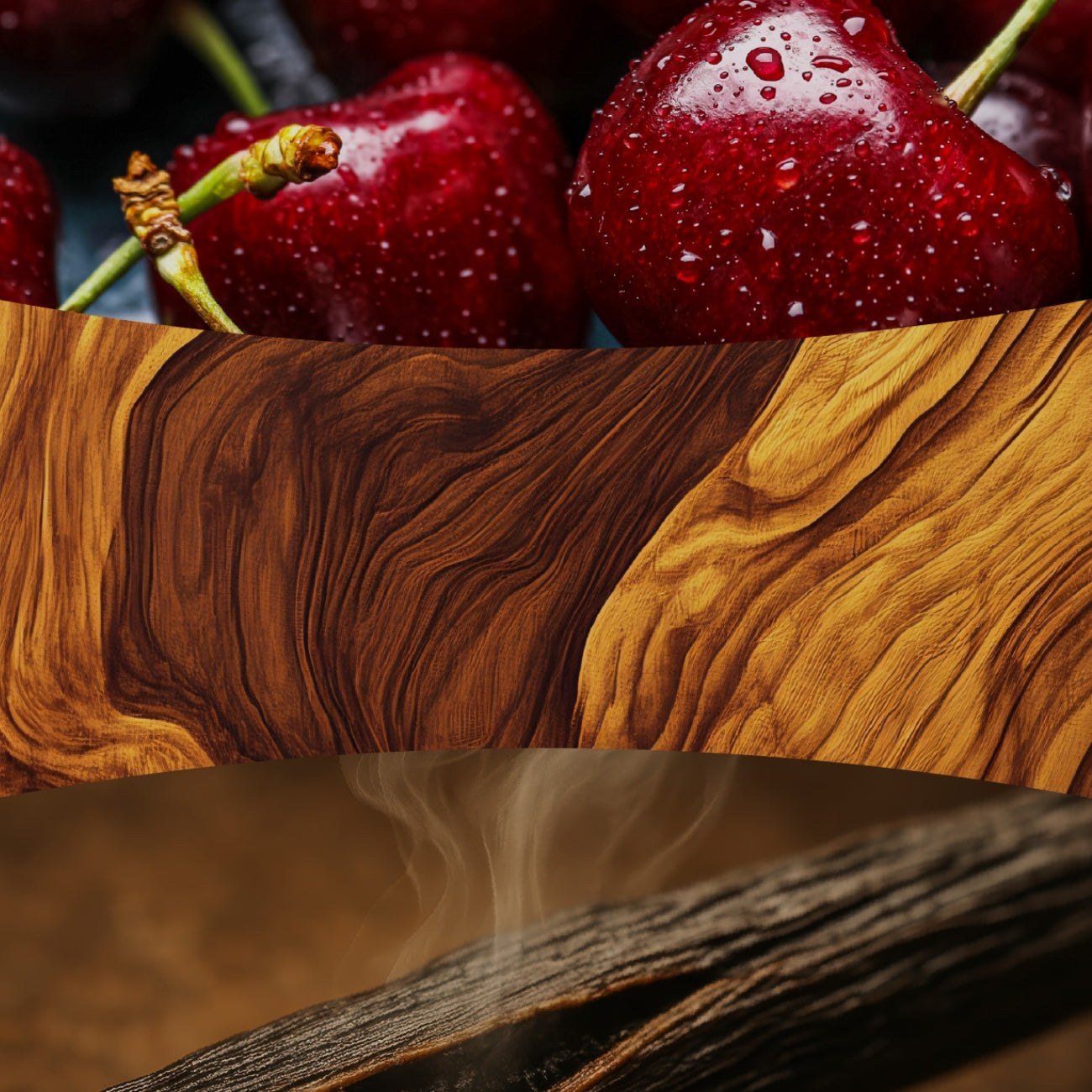 СВЕЩ WOOD WICK ELLIPSE DARK CHERRY