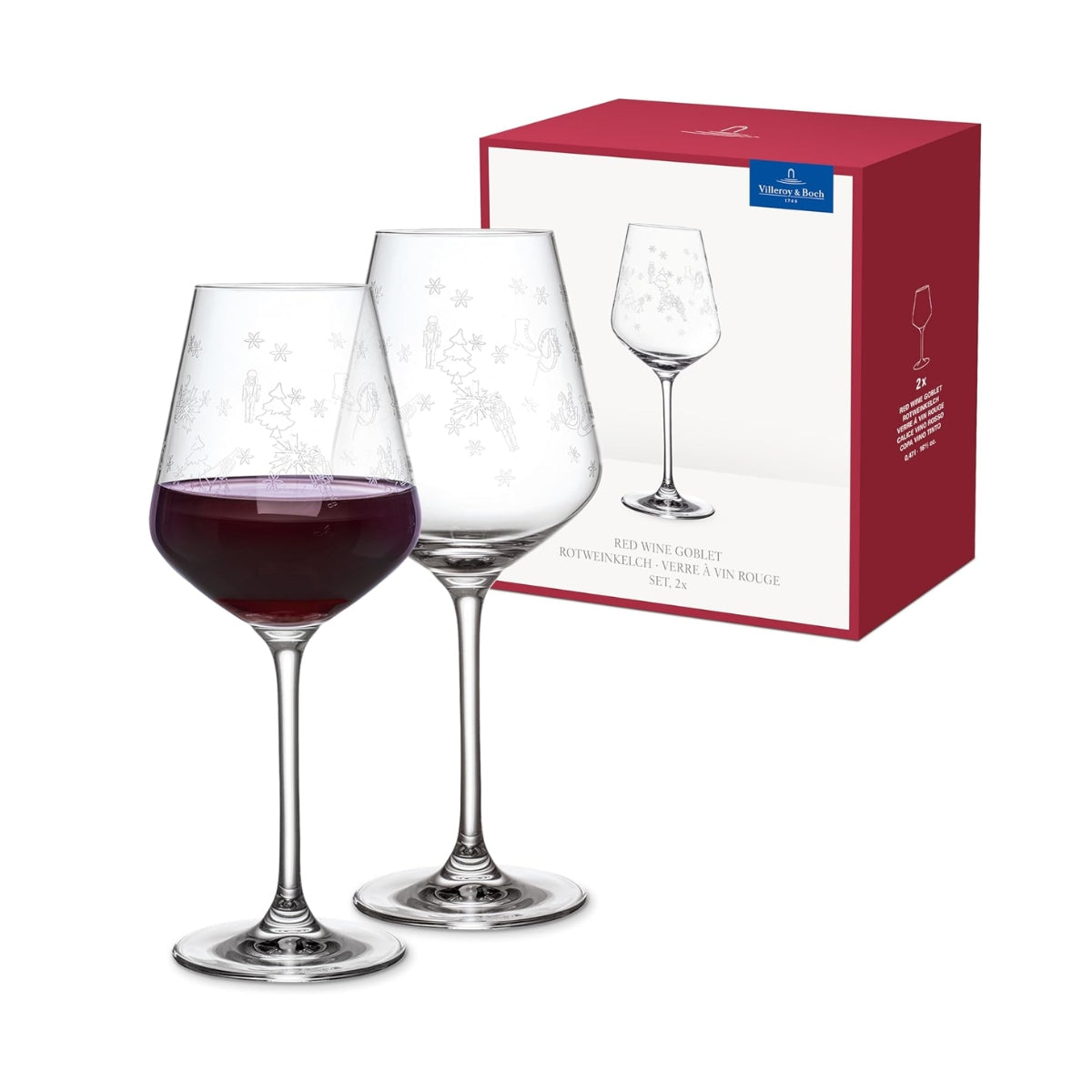 КОМПЛЕКТ 2БР ЧАШИ ЗА ЧЕРВЕНО ВИНО VILLEROY&BOCH TOY`S DELIGHT