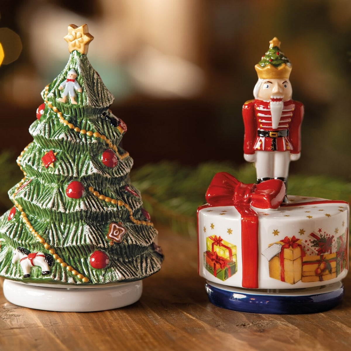 МУЗИКАЛЕН ВЪРТЯЩ СЕ ОЛОВ ВОЙНИК VILLEROY&BOCH NUTCRACKER 9/15 CM