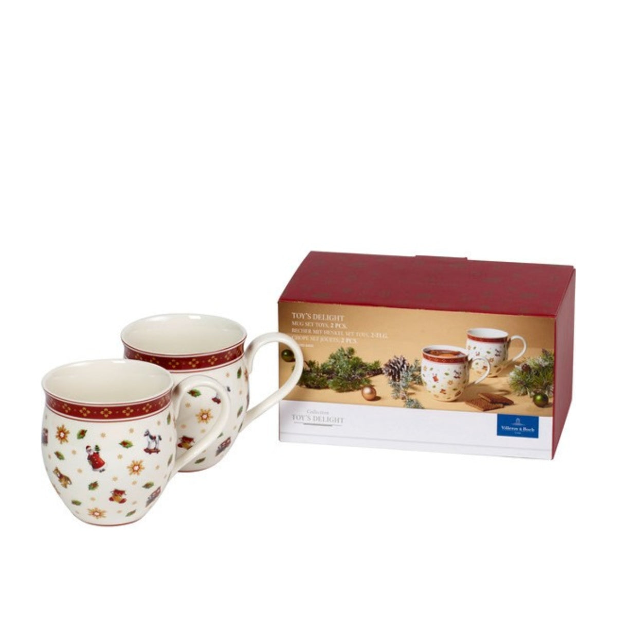 КОЛЕДЕН КОМПЛЕКТ ЧАШИ ИГРАЧКИ 2 БР VILLEROY&BOCH TOY`S DELIGHT