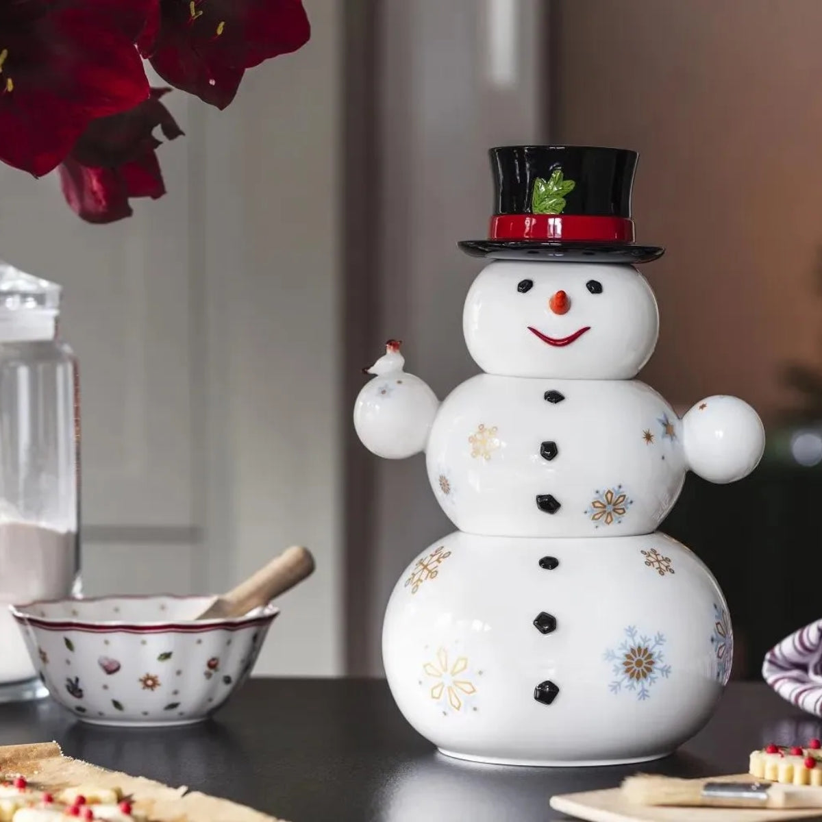 КУТИЯ ЗА БИСКВИТИ VILLEROY&BOCH SNOWMAN 31СМ