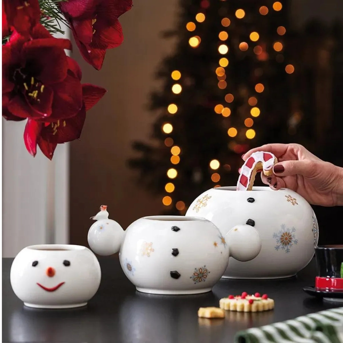 КУТИЯ ЗА БИСКВИТИ VILLEROY&BOCH SNOWMAN 31СМ