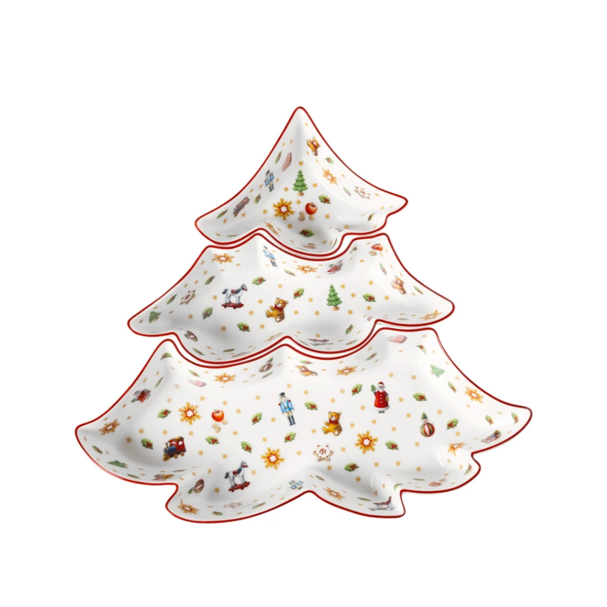 СЕТ 3БР КОЛЕДНИ КУПИЧКИ ДИП ЕЛХА VILLEROY&BOCH TOY`S DELIGHT