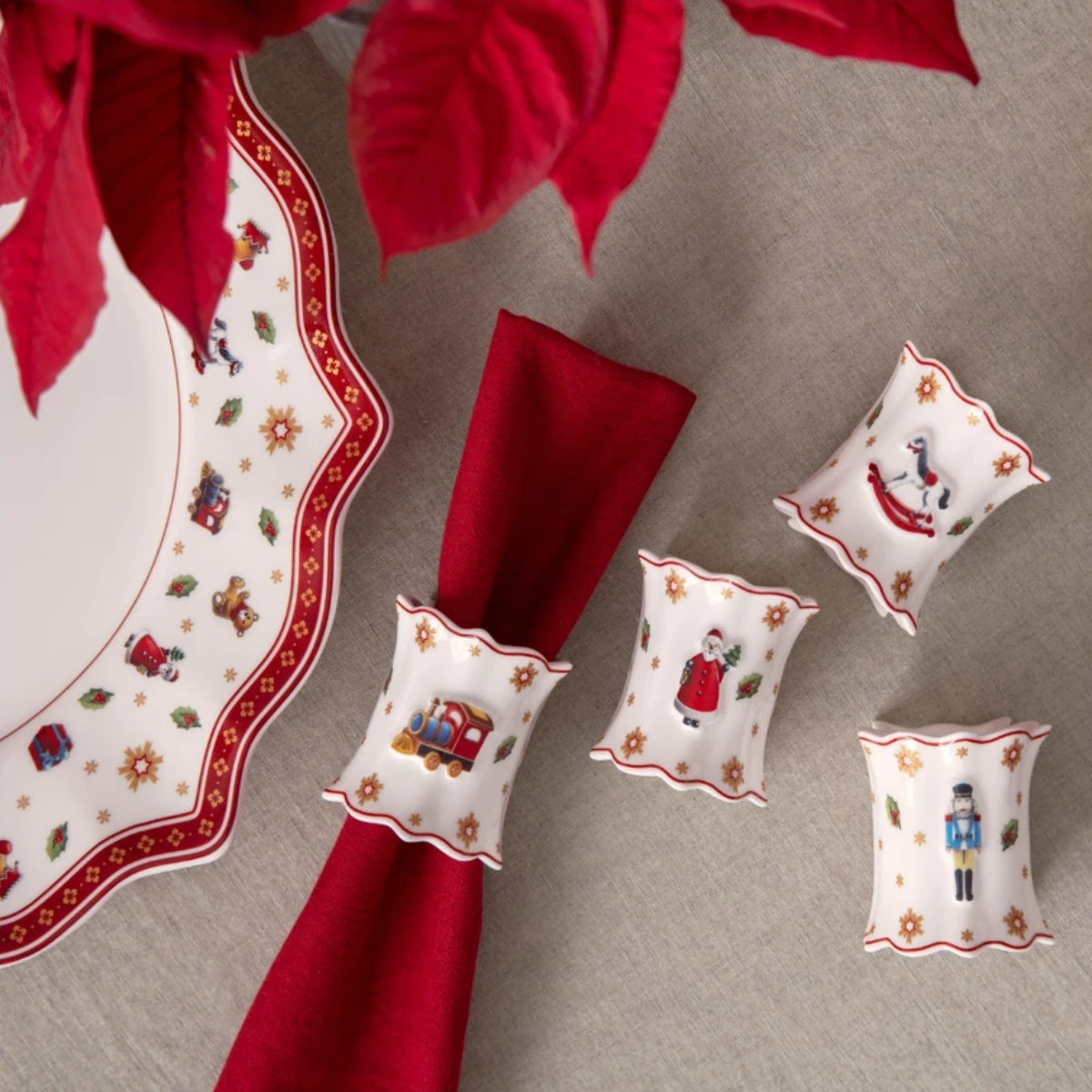 КОМПЛЕКТ 4БР ПРЪСТЕНИ ЗА САЛФЕТКИ VILLEROY&BOCH TOY`S DELIGHT