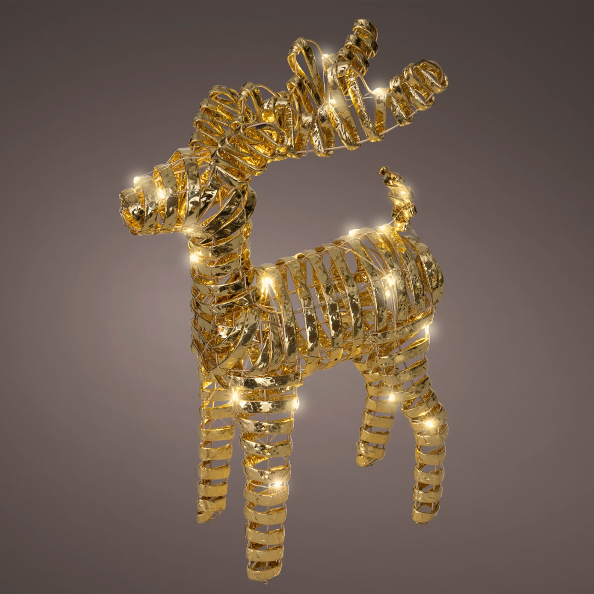 СВЕТЕЩО ЕЛЕНЧЕ MICRO LED S 25Х37 СМ GOLD