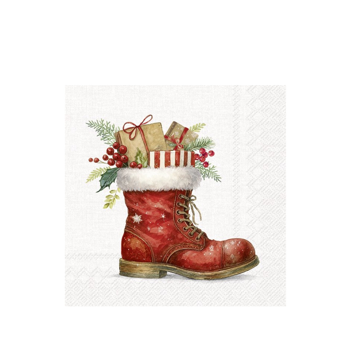 САЛФЕТКИ CHRISTMAS BOOT CREAM