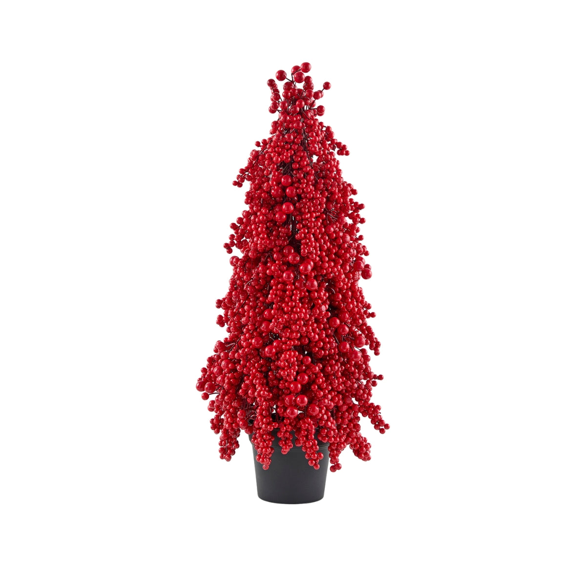 ДЕКОРАТИВНО ДРЪВЧЕ С ШИШАРКИ RED 74СМ