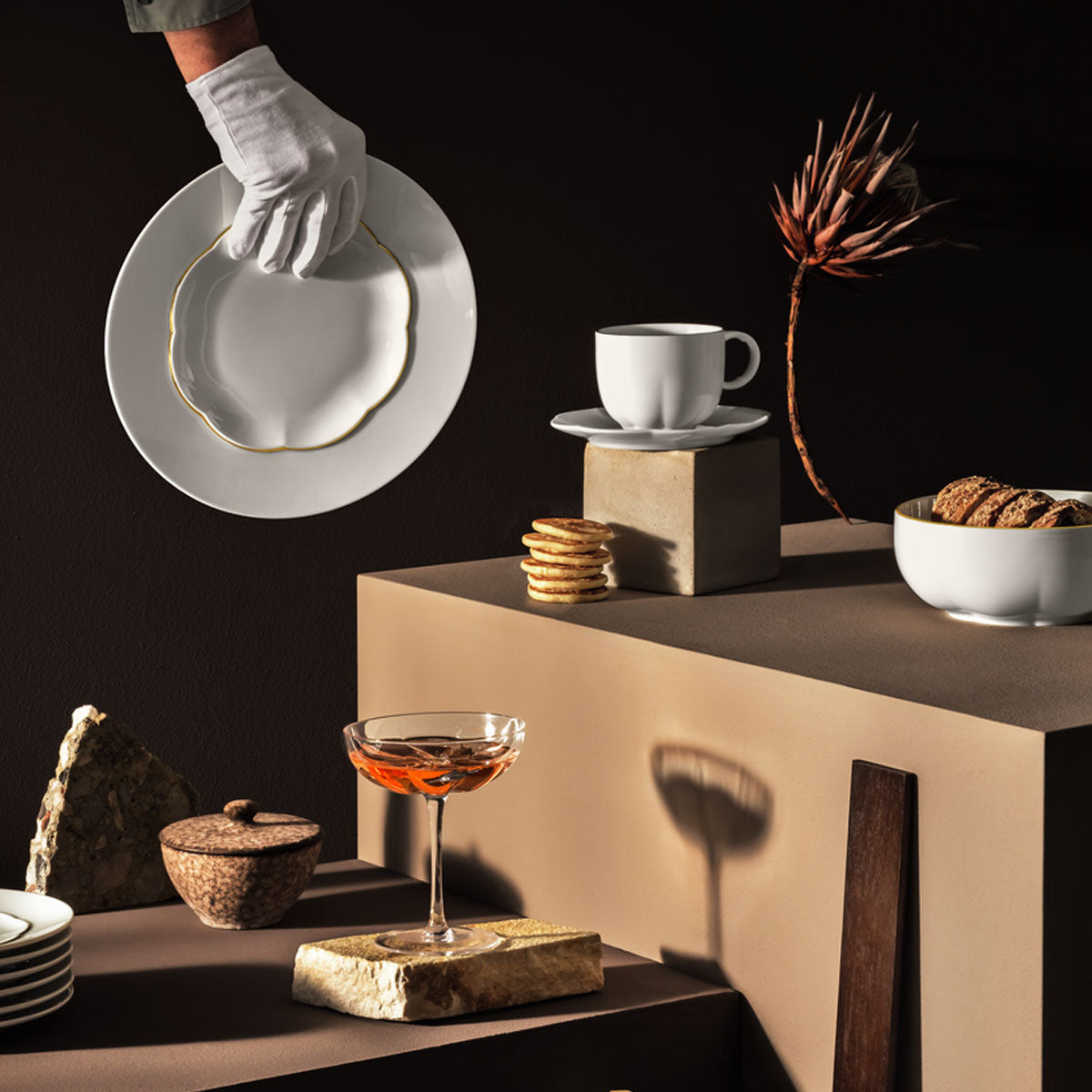 ЧАША И ЧИНИЙКА КАФЕ КОМБИ ROSENTHAL SONETTO ORO
