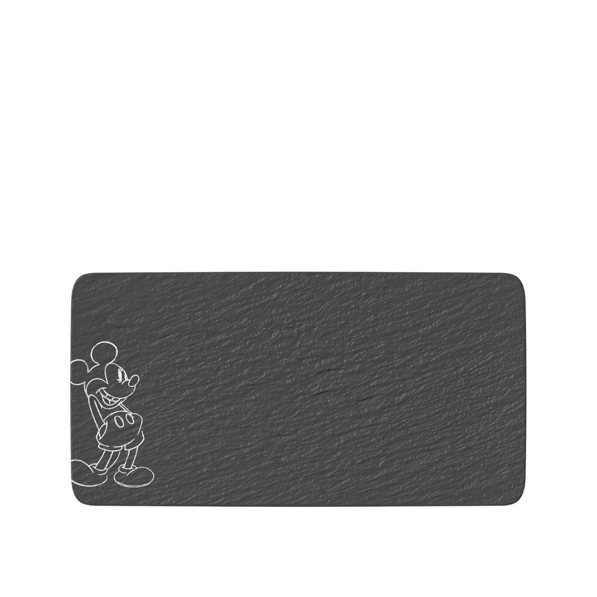 ПРАВОЪГЪЛНО ПЛАТО VILLEROY&BOCH MANUFACTURE ROCK MICKEY MOUSE BLACK