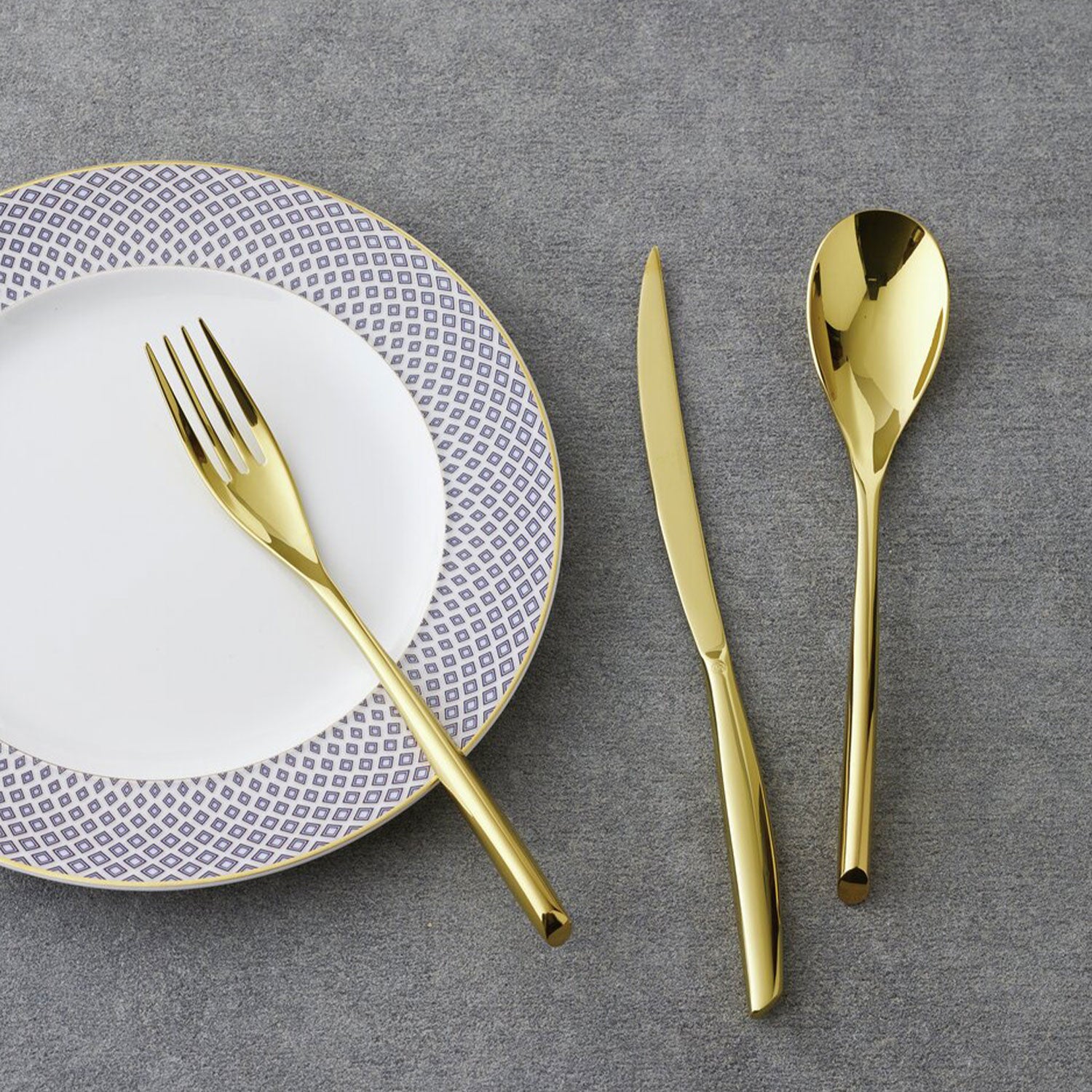 К-Т ЗА ХРАНЕНЕ SAMBONET PVD BAMBOO 36 Ч GOLD/ЗЛАТО