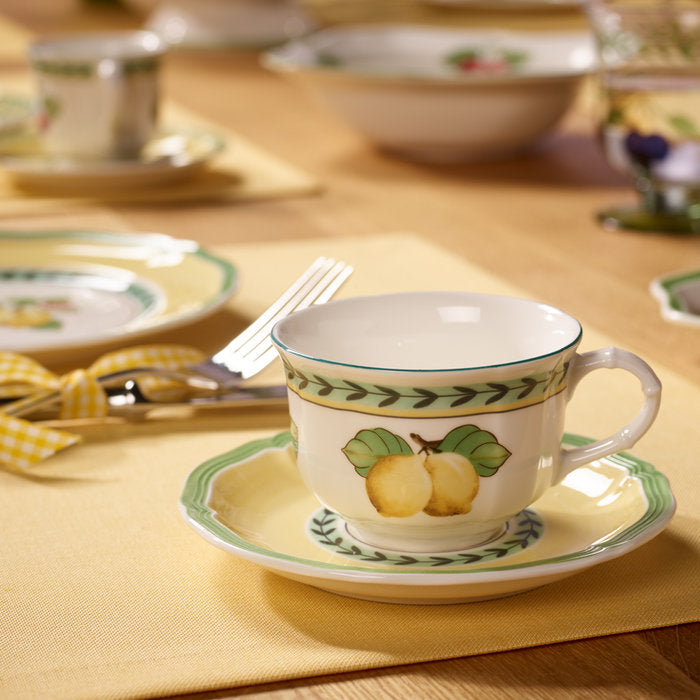 ЧАША И ЧИНИЙКА ЗА ЧАЙ VILLEROY & BOCH, FRENCH GARDEN FLEURENCE