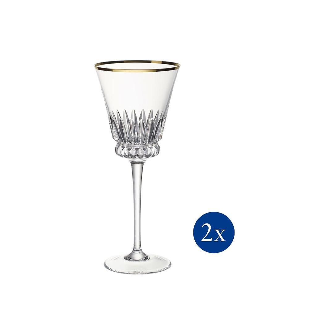 КОМПЛЕКТ ЧАШИ ЗА  БЯЛО ВИНО 2БР VILLEROY & BOCH GRAND ROYAL GOLD