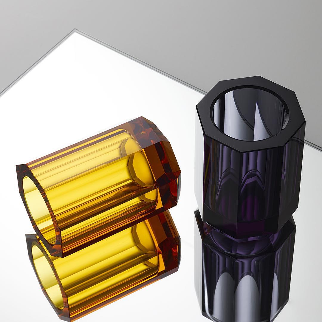 ЧАША ЗА БАНЯ DECOR WALTHER  KRISTALL АМБЪР TUMBLER ENGL AMBER