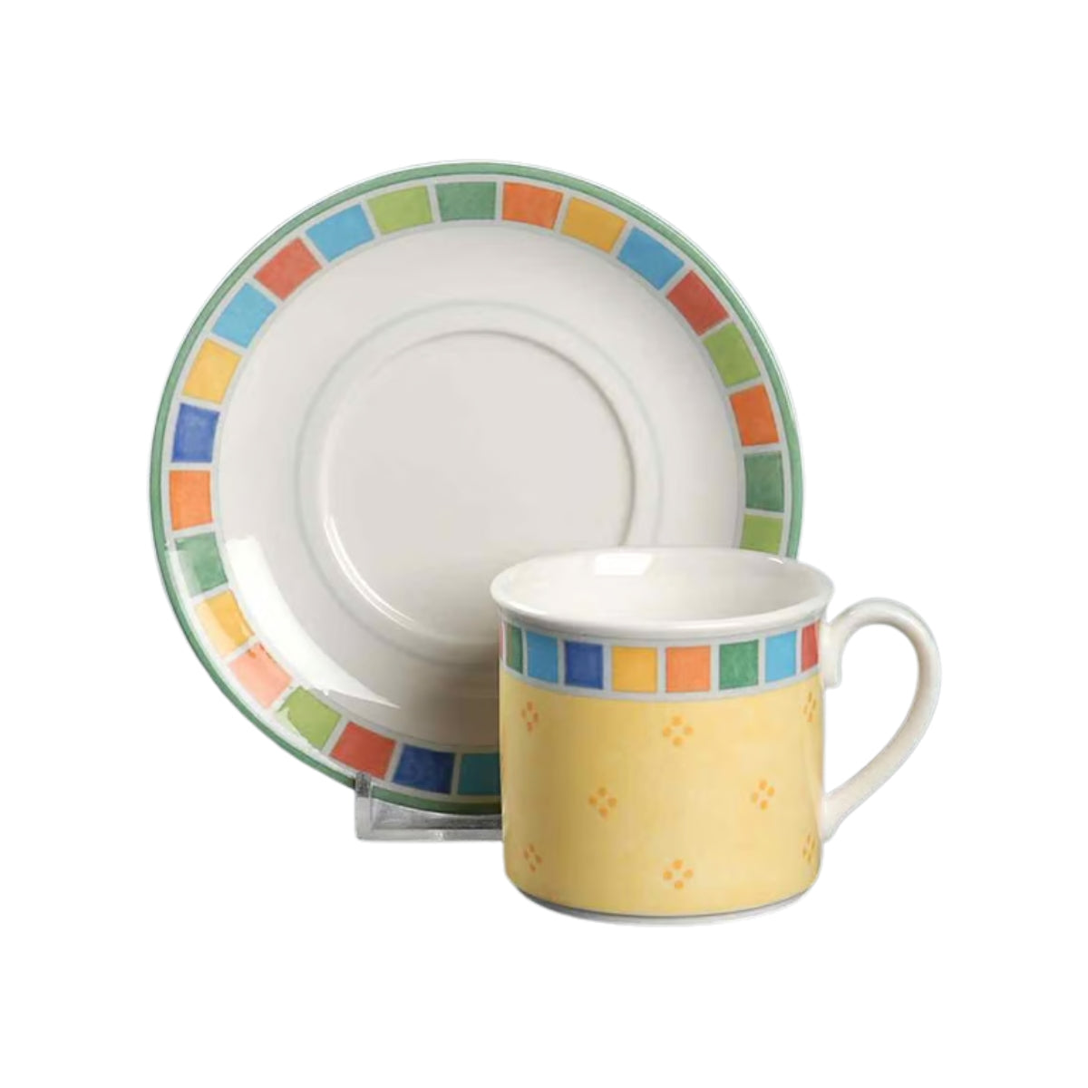 ЧАША И ЧИНИЙКА ЗА КАФЕ VILLEROY&BOCH TWIST ALEA LIMONE