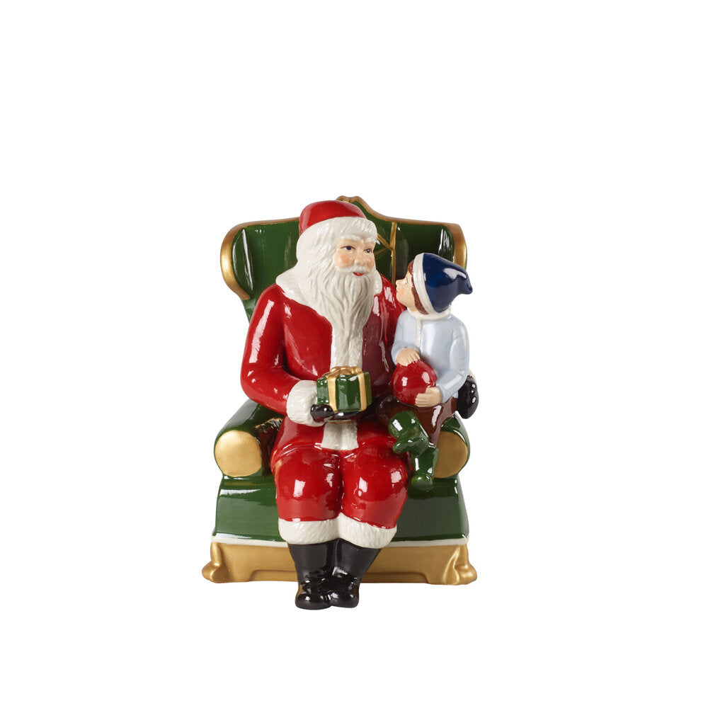 КОЛЕДНА ДЕКОРАЦИЯ ДЯДО КОЛЕДА НА КРЕСЛО VILLEROY&BOCH SANTA ON ARMCHAIR