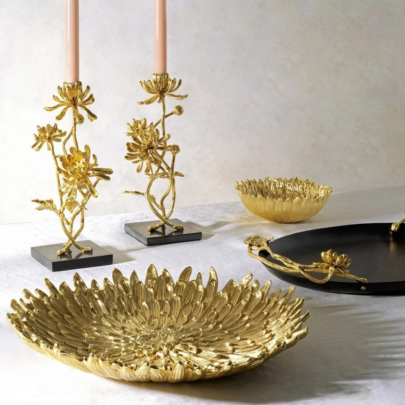 ДЕКОРАТИВНА КУПА MICHAEL ARAM DAHLIA CENTERPIECE 35,5 СМ