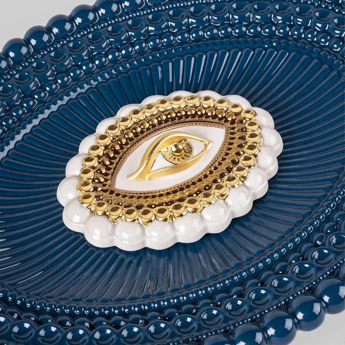ДЕКОРАТИВНО ПЛАТО LLADRO LOVERS EYES TRAY 34X26 СМ