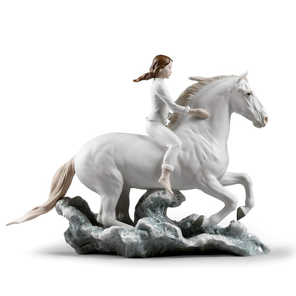ДЕКОРАТИВНА ФИГУРА LLADRO RIDING HORS ON THE SEASHOR