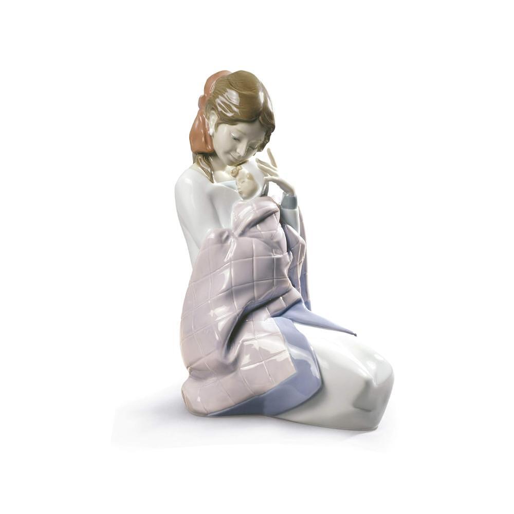 ДЕКОРАТИВНА ФИГУРА NAO BY LLADRO  MY BABY GIRL 22Х11СМ