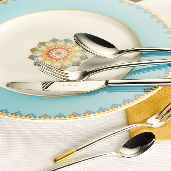 прибори за хранене 30 части Villeroy & Boch, Ella partially gold plated set 30