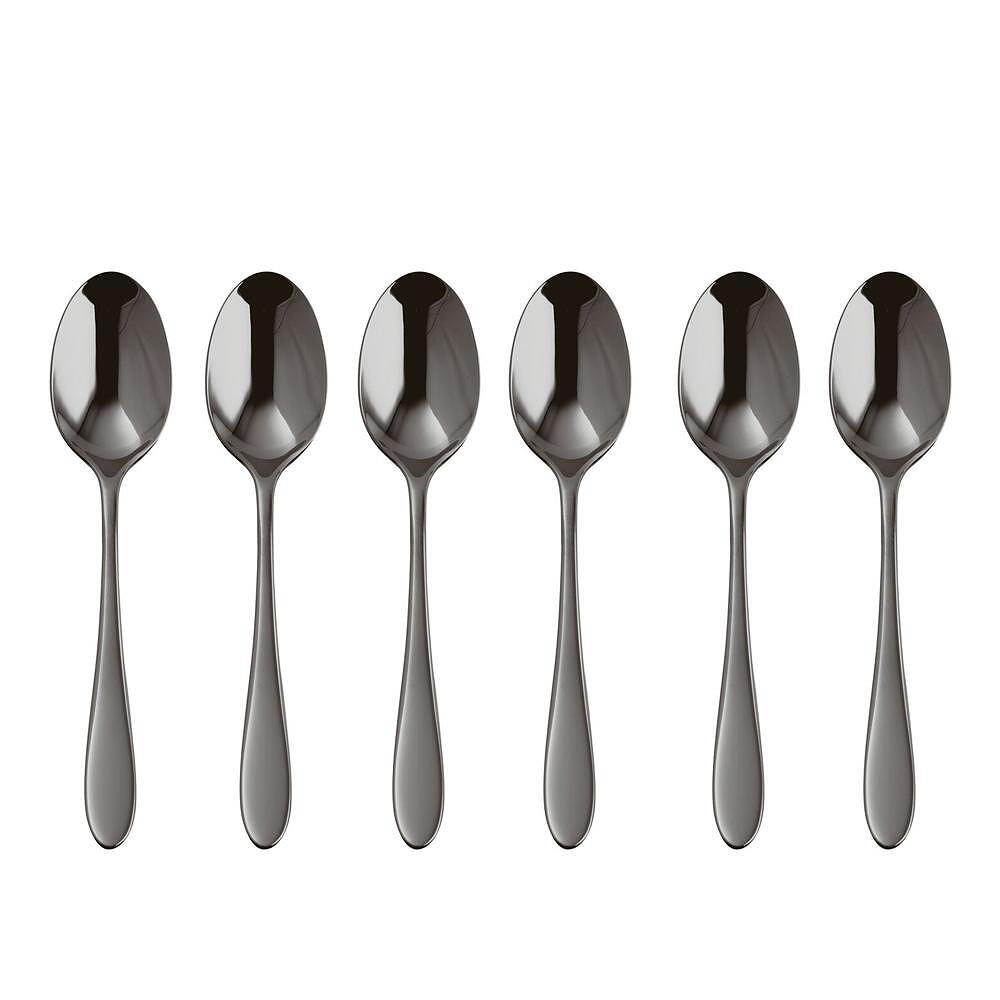 КОМПЛЕКТИ ДЕСЕРТНА ЛЪЖИЧКА MOKA VELVET PVD 2BLACK 6 Ч