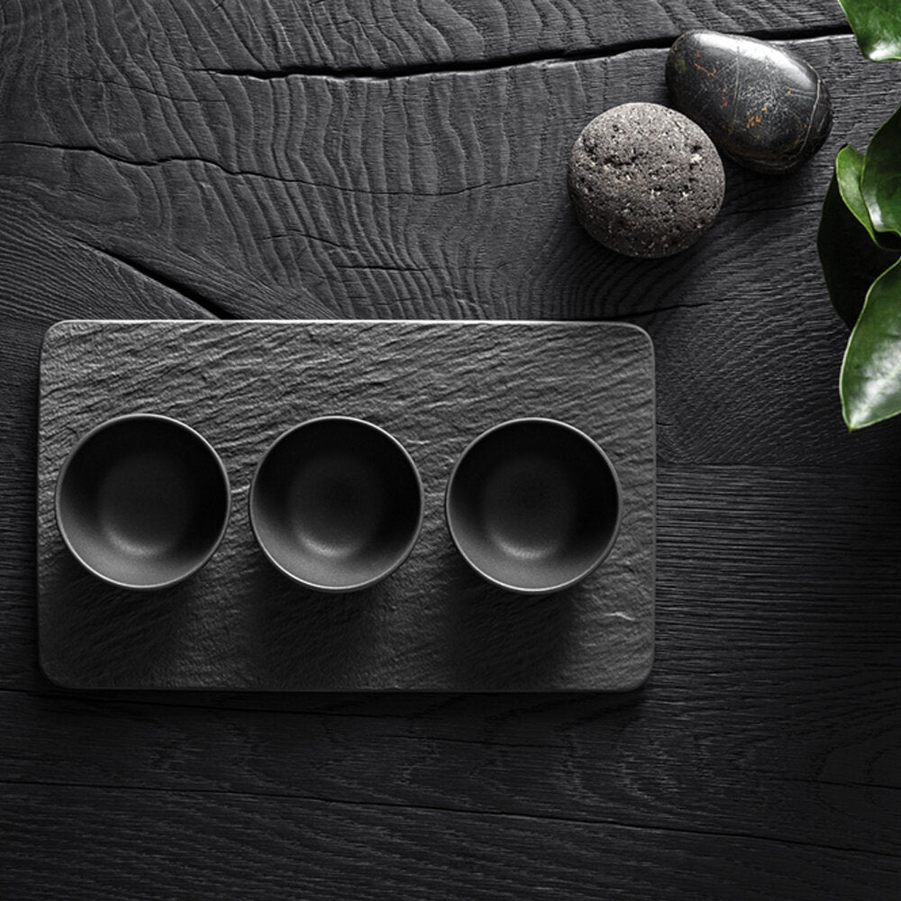 КОМПЛЕКТ ДИПЧЕТА И ОСНОВА 4Ч VILLEROY & BOCH MANUFACTURE ROCK BLACK