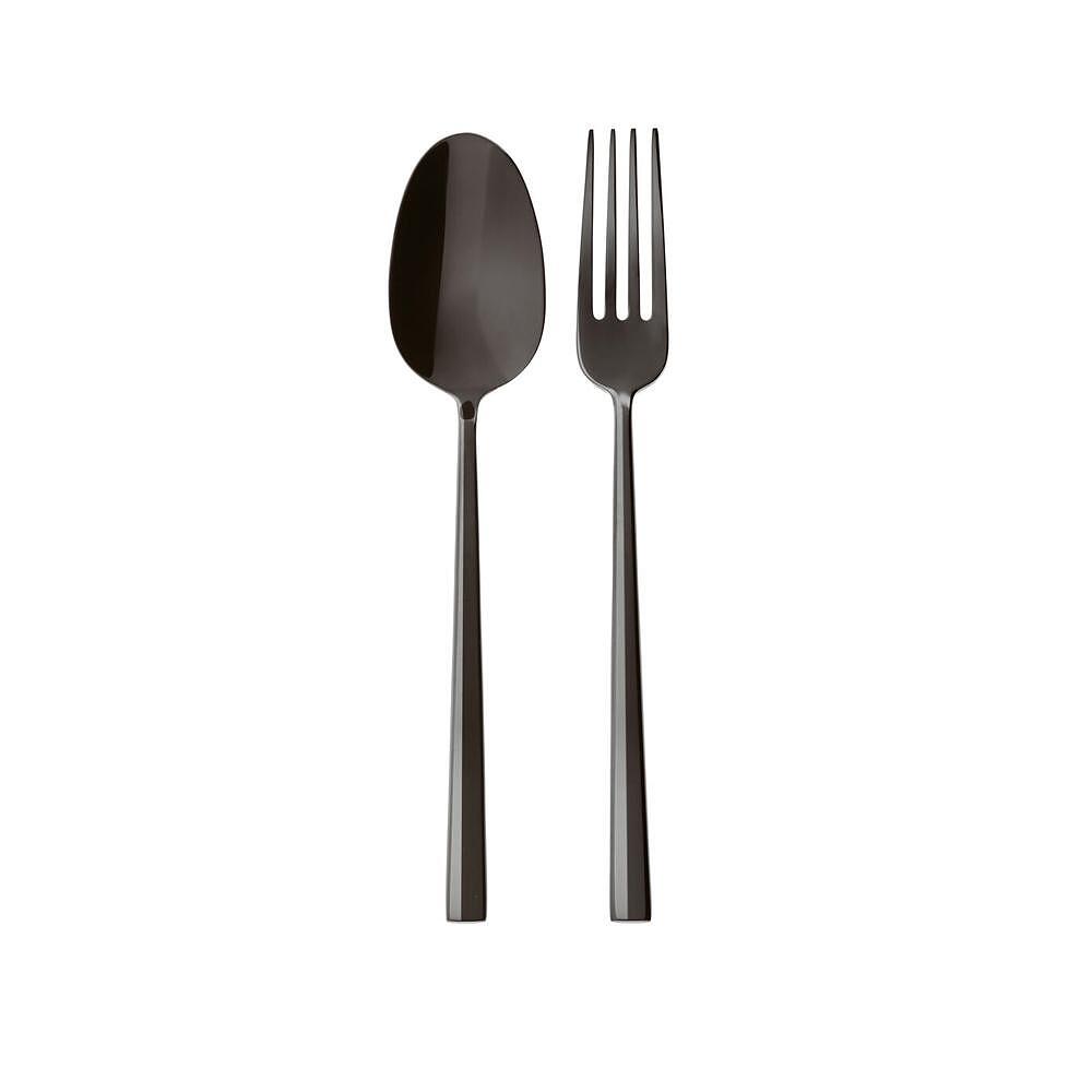 КОМПЛЕКТ ВИЛИЦА И ЛЪЖИЦА SAMBONET ROCK PVD BLACK